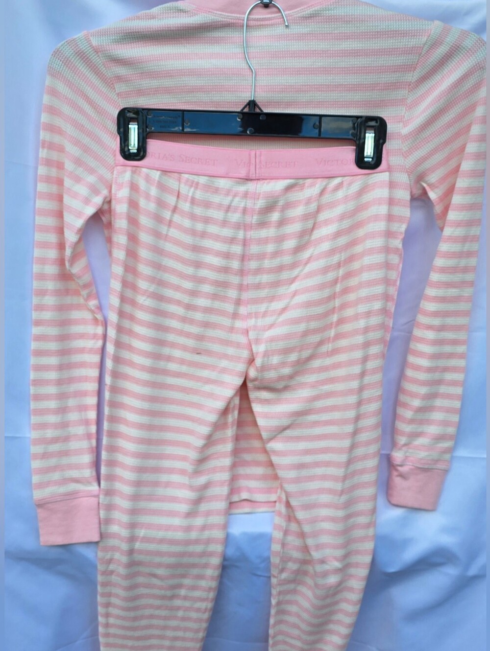 Victoria's SecretSoft Thermal Henley Long Pajama Set - Picture 3 of 5